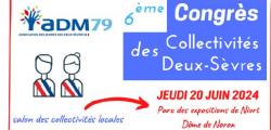 Le CDG79 partenaire des congrès des collectivités le jeudi 20 juin à Niort